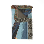 Eagle Mountain Woven Blanket — Scenic Eagle Throw for Cabin & Outdoors